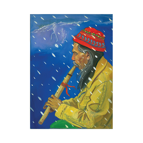 Eleven Pipers Piping- Holiday Cards by Keith Murray KTouchCards.com 
