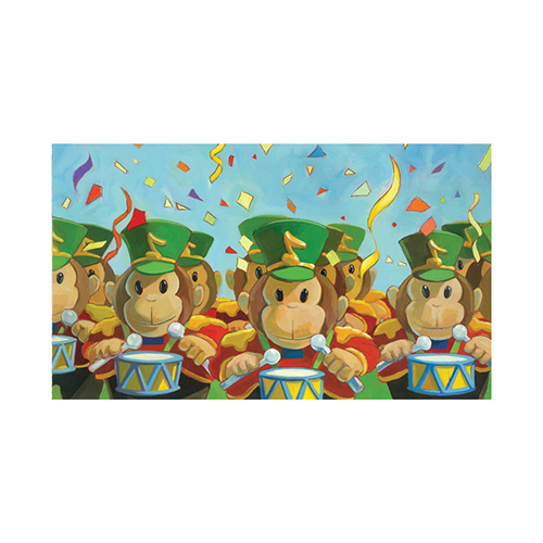 Twelve Drummers Drumming - Holiday Cards by Keith Murray KTouchCards.com  